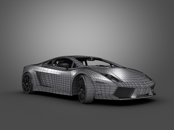 lamborghini gallardo 3d obj - Lamborghini Gallardo LP560-4 by Swan3DStudios